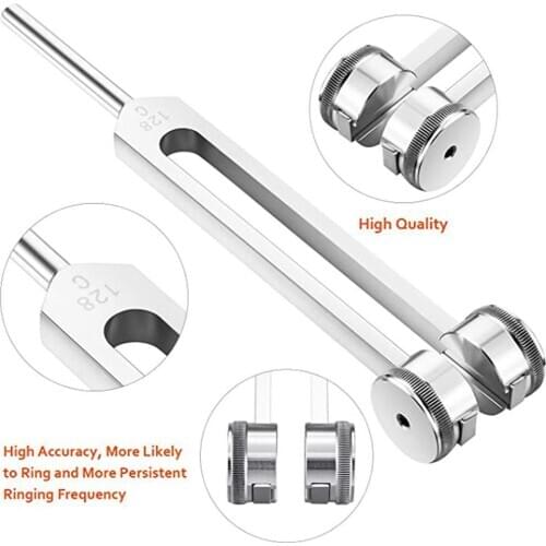 Tuning Fork Tuning Fork Chakra Hammer Ball Diagnostic with Fork Testing Nervous Care System Set Tuning Health Mallet G6Q5