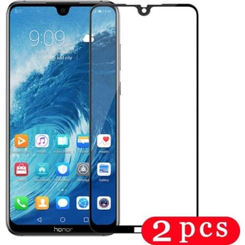 2Pcs full cover for huawei honor 8x max 8s 8c 8 lite 8a pro protective film tempered glass honor 9x pro phone screen protector