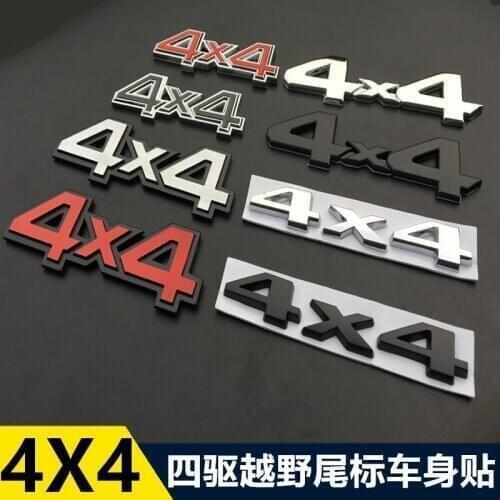 1pcs 3D metal 4X4 emblem car trunk stickers Badge car styling for Jeep Renegade Compass Patriot Cherokee Wrangler Grand Cherokee