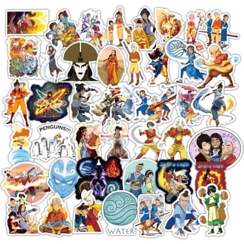 10/30/50pcs/Set Avatar: The Last Airbender Cartoon Stickers For Draw-bar frame Childrens Toys DIY Cars Knapsack Skate Computers