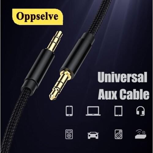 3.5MM Jack Audio Cable Male-Male Wire Line Aux Cord Speaker For Car Headphone Headset Mobile Phone Jack 3.5 Aux Nylon Wire Cable