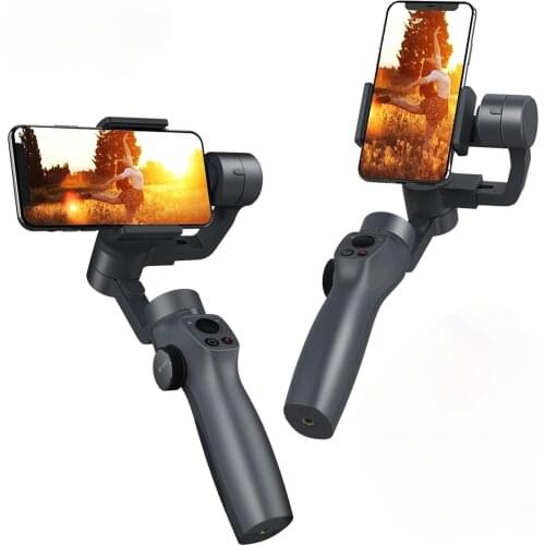 Proker Capture2 3 Axis Handheld Gimbal Stabilizer for GoPro 7 6 5 sjcam EKEN Yi Action camera / Smartphone mobile phone