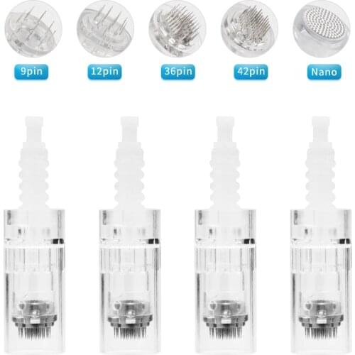 50 PCS Electric Derma Pen Needles Bayonet 36 pin Cartridge For Auto Microneedle Derma Pen Tattoo Needles 36 pin Needle Tip