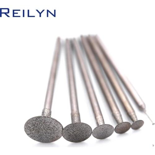 Emergy diamond abrasive grinding burr K-Type teeth grinding bits abrasive head for die grinder/dremel/rotary tools