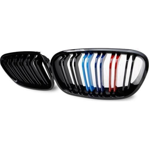 Angelguoguo Car Front Grill Black Kidney Grille/For BMW air intake grille fit for BMW 3 series F30 F35 2012-2016