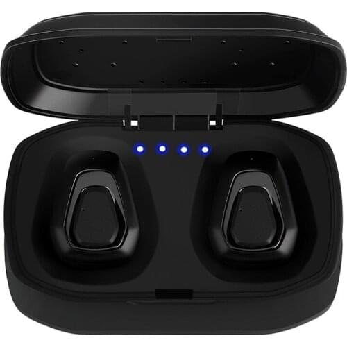 A7 Wireless Earphones Bluetooth 4.2 Headphones Invisible Stereo Music Headsets Hands-free with Microphone 300mAh Charging Box