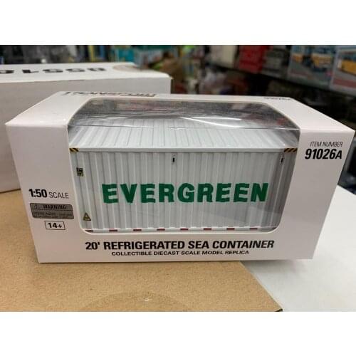 DM 1/50 Scale 20′ Refrigerated Sea Container Plastic Model EverGreen 91026A