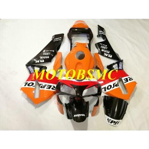 Motorcycle Fairing kit for CBR600RR F5 03 04 CBR 600RR CBR 600 RR 2003 2004 ABS Red orange Fairings set+gifts HL49