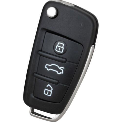 Key Shell Housing Remote Control For Audi A2 A3 A4 A6 A8 TT Q3 Q5 Q7 A1 3 BUTTONS