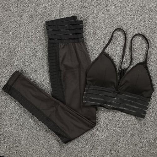 NORMOV Leopard Tracksuit Women Sexy Workout Gym Suits Women Two Piece Outfits 2020 High Waist Pants Sets Workout Sportwear