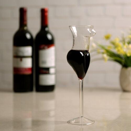 Creative Cup Glass Human Wine Glass Sexy Female Body Cup Whiskey Glass