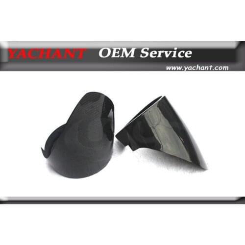 Carbon Fiber Lamp Light Cover 2 Pcs Fit For 10-14 F458 Italia Coupe & Spider Rear Tail Light Lamp Cover Twill or Plain Weave