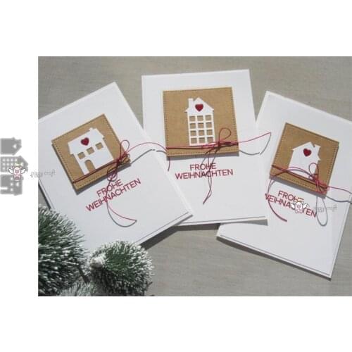 Heart house decoration Metal Cutting Dies Stencils DIY Scrapbooking Paper/photo Cards Embossing Dies