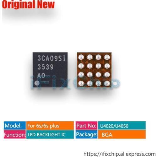10pcs/lot U4020/U4050/3539/LM3539A0 chip For iPhone 6S/6S plus/6splus LED BACKLIGHT DRIVER back light IC