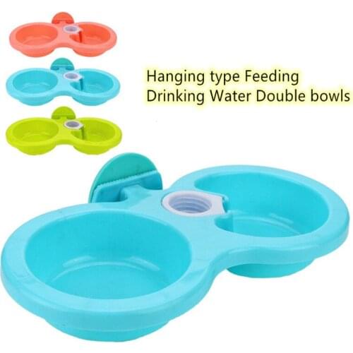 Hanging Type Small Dog Feeding Bowl Pet Food Bowl Chihuahua Dog Food Dispenser Double Sphinx Cat Bowl Puppy Cat Water Fountain
