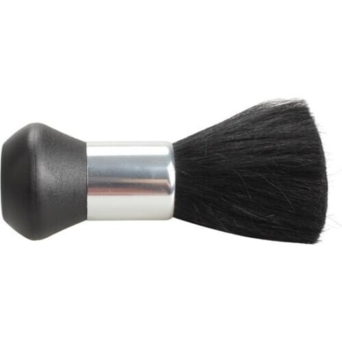 Fashion Barber Neck Duster Sweep Soft Brush Salon Stylist Hairdressing Hair Cutting Sweep Hair Cleaning Brush Black