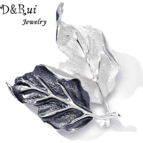 Charming Leaf Brooches & Pins 2020 New Female Clothing Hat Scarf Decorative Corsage Pin Brooch for Women Jewelry Accessories