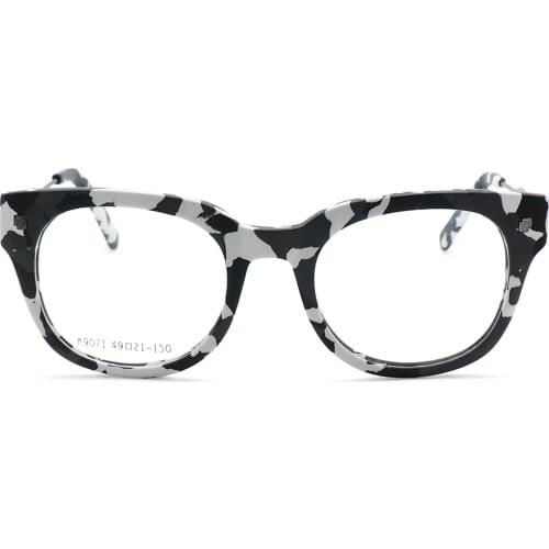 47498 Luxury Square Glasses Frame Retro Men Women Optical Fashion Computer Eyeglasses