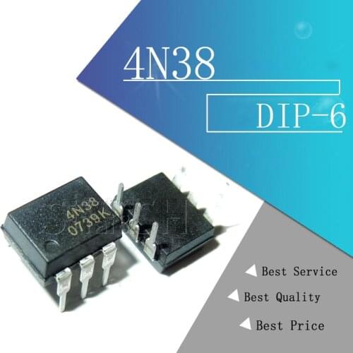 10pcs 4N40 4N38 4N37 4N36 4N35 4N33 4N32 4N27 4N28 DIP-6 IC Optocoupler