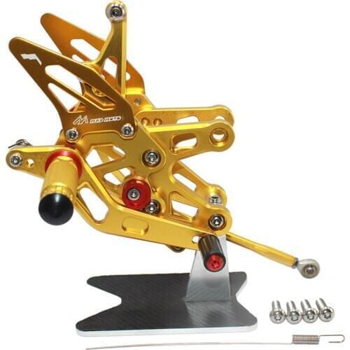 Footrest For Kawasaki ZX10R ZX 10R 2006 2007 CNC Adjustable Footrests Foot Pegs Rider Rearset Foot Rest