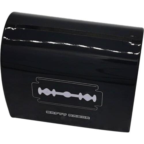 Portable Razor Blades Disposal Box Blades Disposal Case Perfectly Avoiding Blades Escaping Children Touching
