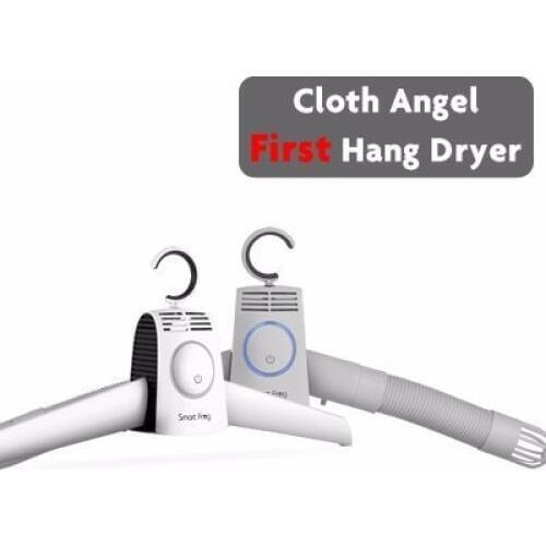 Smart Frog Mini Portable Folding Dry Racks Fast Drying Hanger with Heater Hot and Cold Wind Adjustabel suitable for Traveling