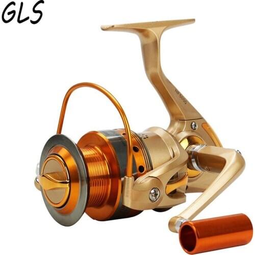 2019 New 500-9000series12BB 5.5:1 Spining reel Full Metal Fishing wheel Rotate the spool Fishing reel