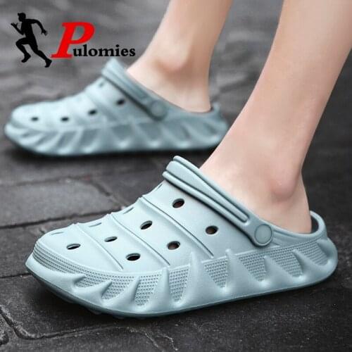 Summer Men and Women Slippers Massage Clogs Outdoor Garden Shoes Male Pool Sandals Indoor Bathroom Slides Mules Beach Flip Flops
