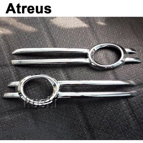 Special For Audi Q5 2009 2010 2011 2012 Front Gog Led Light Chrome Cover Trim Bezel Garnish Lamp Insert Ring Frame Accessories