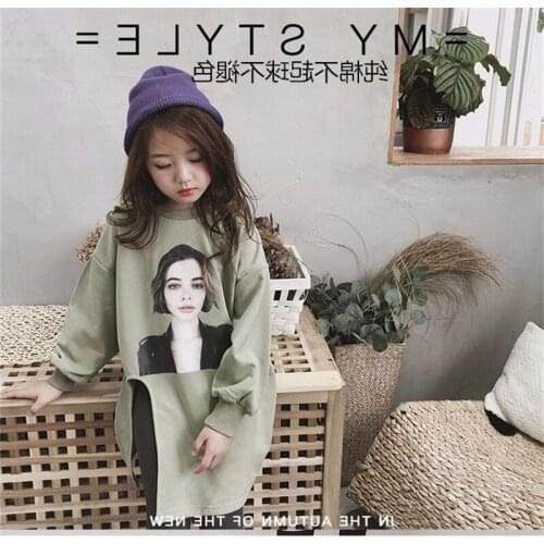 Girls' Hoodies Sweatshirts Kids Outwear 2021 Velvet Thicken Warm Winter Autumn Cotton Fleece Plus Size Childrens Clothing