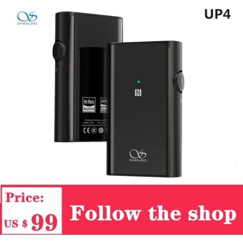 Shanling UP4 Player Amplifier Portable Hi-Fi Digital Audio Decoder Machine Integrated LDAC Receiver Headphone Amplifier