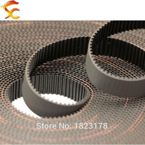 High quality 5meters GT2 open timing belt width 9mm/10mm/12mm/15mm/20mm 2GT belt for 3D printer Free shipping