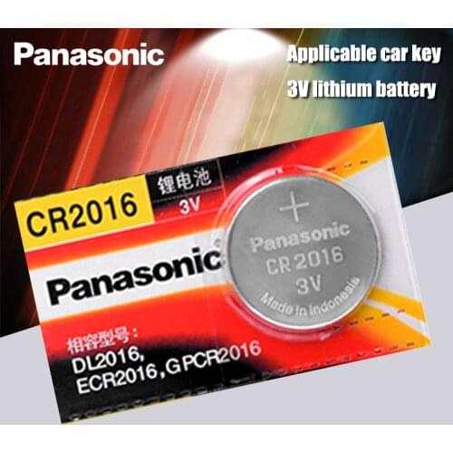 Panasonic Top Quality Lithium Battery 3V cr2016 Button Battery Watch Coin Batteries cr 2016 DL2016 ECR2016