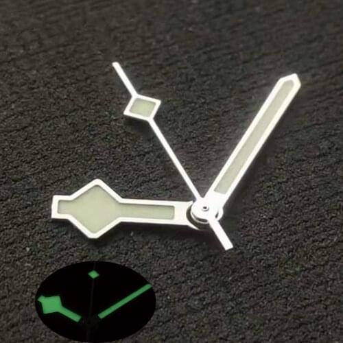 For Seiko NH35/36 Automatic Movement Watch Parts Snowflower Stainless Watch Hand Luminous Pointer Fit for SKX007/SBDX007/SRP777