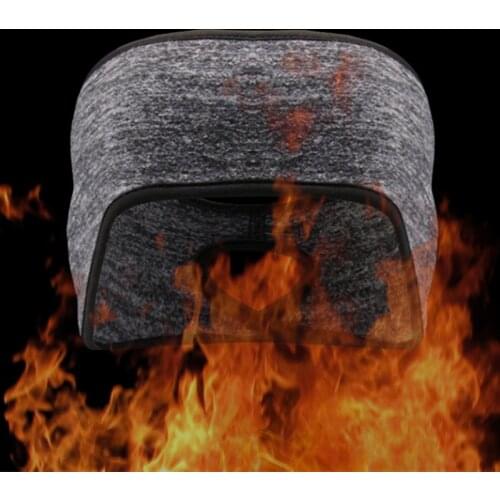 Winter Fleece Ponytail Headband Portable Waterproof Cycling Windproof Warm Sweatband Elements for Outdoor Running Gym