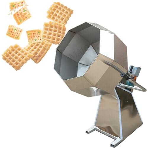 1.5KW Equipment Plantain Flavored Nut Octagonal Rice Chips Snack Potato Chip Puffed Corn Flavoring Food Seasoning Machine