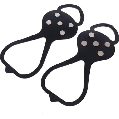 1Pair Ice Snow Studs Non-Slip Spikes Shoes Boots Grippers Crampon Walk Cleats
