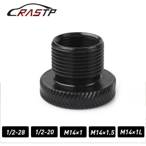 1pcs 5/8-24 to 1/2-28 M14x1 to M14x1.5 for barrel thread adapter Fuel Filter Tube Thread Adapter suitable for all NAPA RS-ofi051
