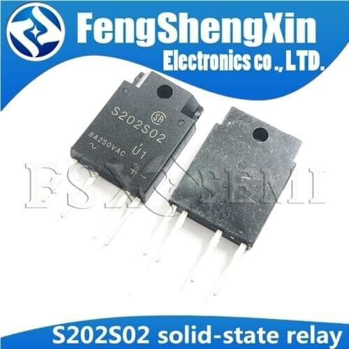 10pcs/lot S202S02 S202S02F solid-state relay