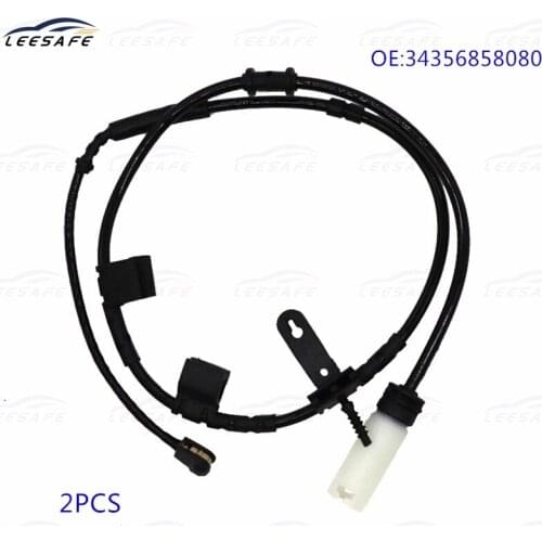 2PCS 34356858080 Front Axle Brake Pad Wear Sensor for MINI R56 John Cooper Works GP Brake Pad Alarm Line OEM NO 34356858080