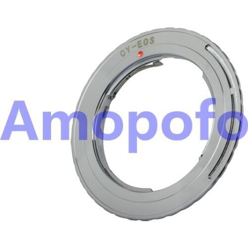 Amopofo CY-EF Adapter,Contax Yashica CY C/Y Lens to for EOS EF EF-S Mount 700D 60D 6D 5D Adapter