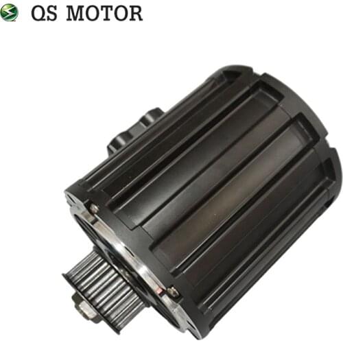 QSMOTOR 120 2000W Mid Drive Motor 60KPH 72V for Electric Motorbike Dirt bike Belt/Sprocket Type