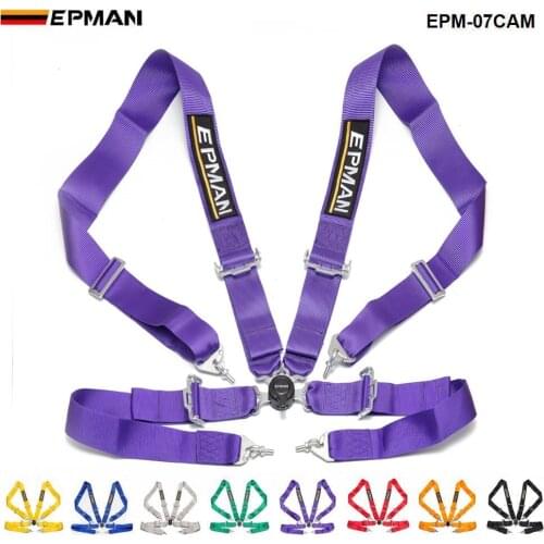 Epman Racing Harness Safety Camlock 3"Nylon Strap 4-Point Car Styling For Audi For Honda EPM-07CAM