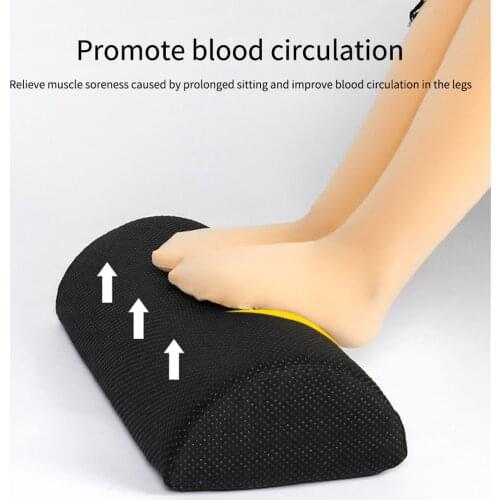 Ergonomic Feet Cushion Support Foot Rest Under Desk Feet Stool Foam Pillow For Home Work Chair Travel Footrest Massage