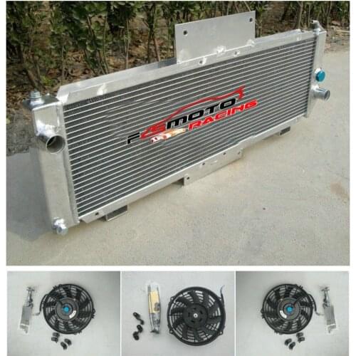 3 Row Alu Radiator For 1977-1985 Renault Alpine A310 V6 & 7" Fan*3 77 78 79 80 81 82 83 84 85