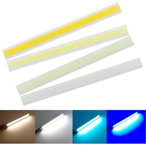 Hot sale big discount daytime RUN light LED COB Strip Light 170mmx15mm 12V DC 6W Warm White Cool Blue LED FLIP Chip for DIY