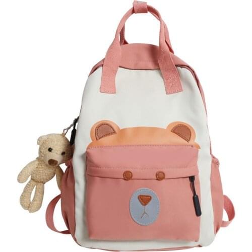 Canvas Schoolbags For Teenage Girls Female Children Shoulder Bags New Trend Female Backpack Fashion Women Backpack