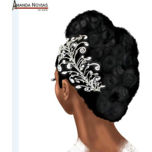 Crystal Crowns Bride tiara Fashion Queen For Wedding Crown Headpiece Wedding Hair Jewelry Accessories