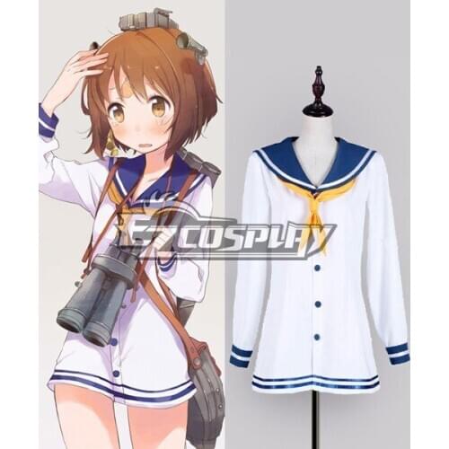 Kantai Collection Yukikaze Cosplay Costume Sailor Uniform E001
