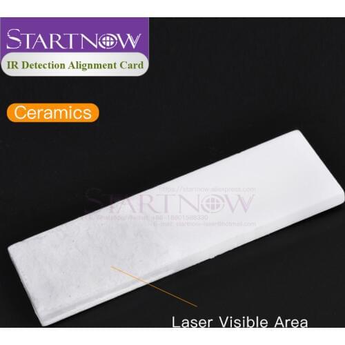 IR Detection Alignment Card Infrared Dimmer Visualizer Calibrator Ceramic Plate For YAG 1064nm Fiber Laser LED Diode Beam
